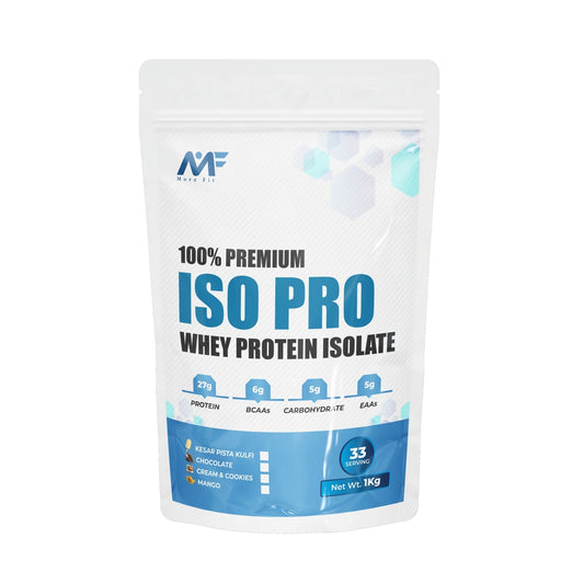 Whey Iso-Pro Pouch Packing With High Digestive Enzymes.